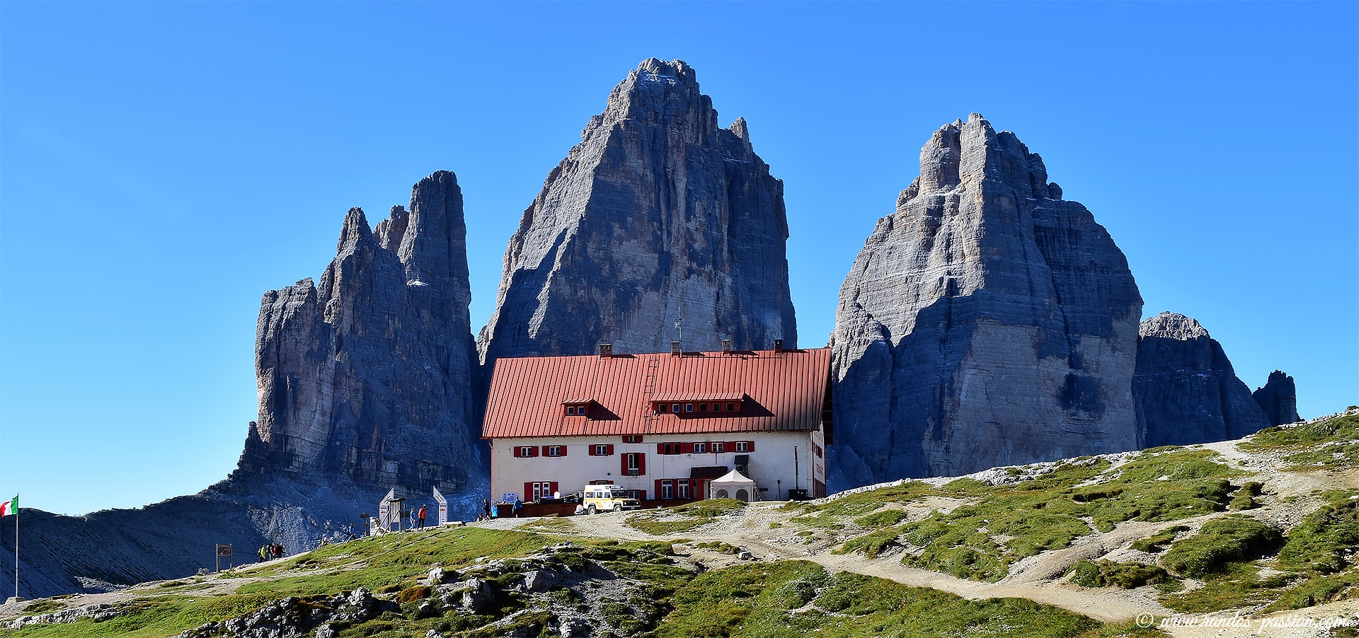 Tre Cime di Lavaredo et refuge Locatelli