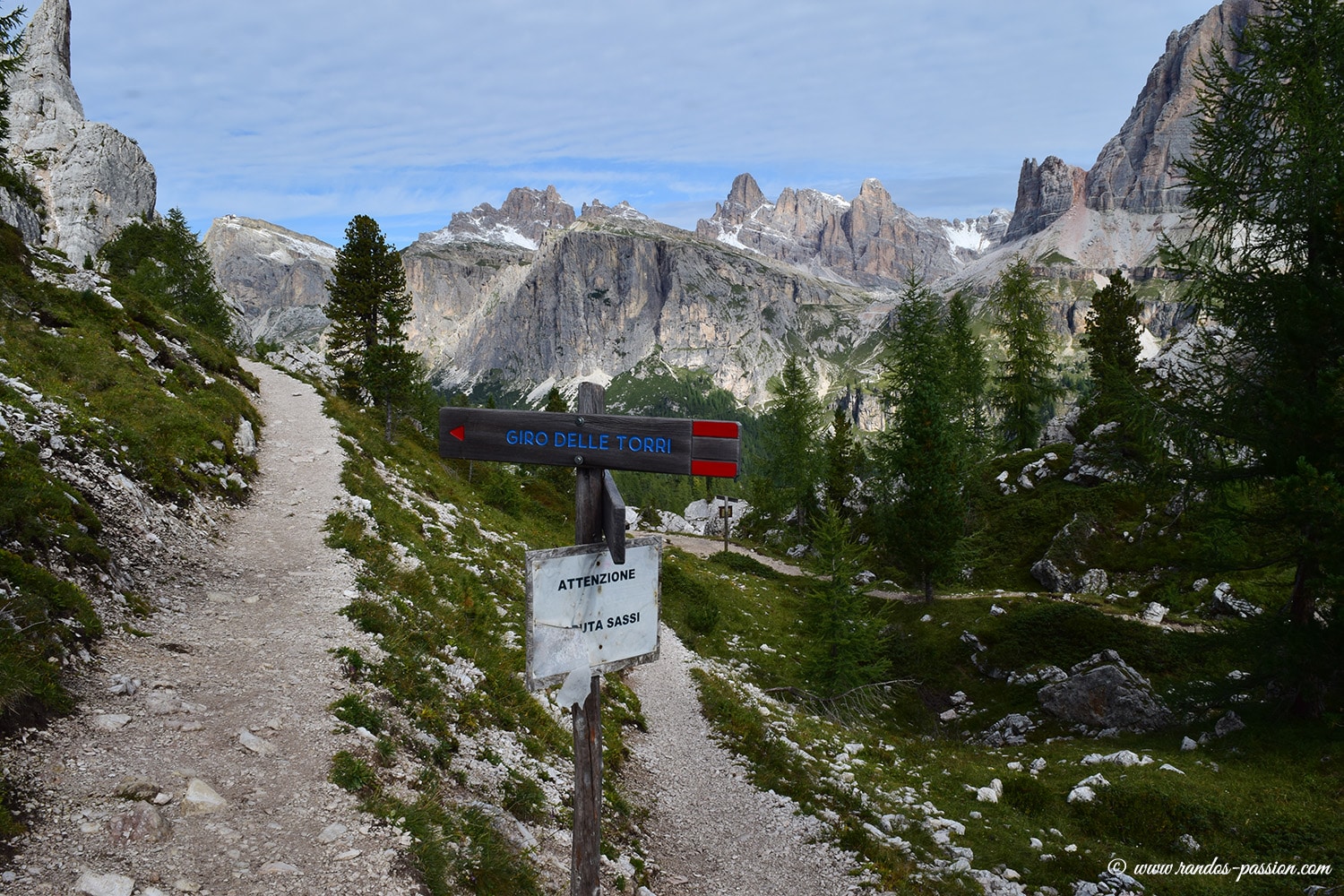 Sur le Giro delle Torri - Dolomites