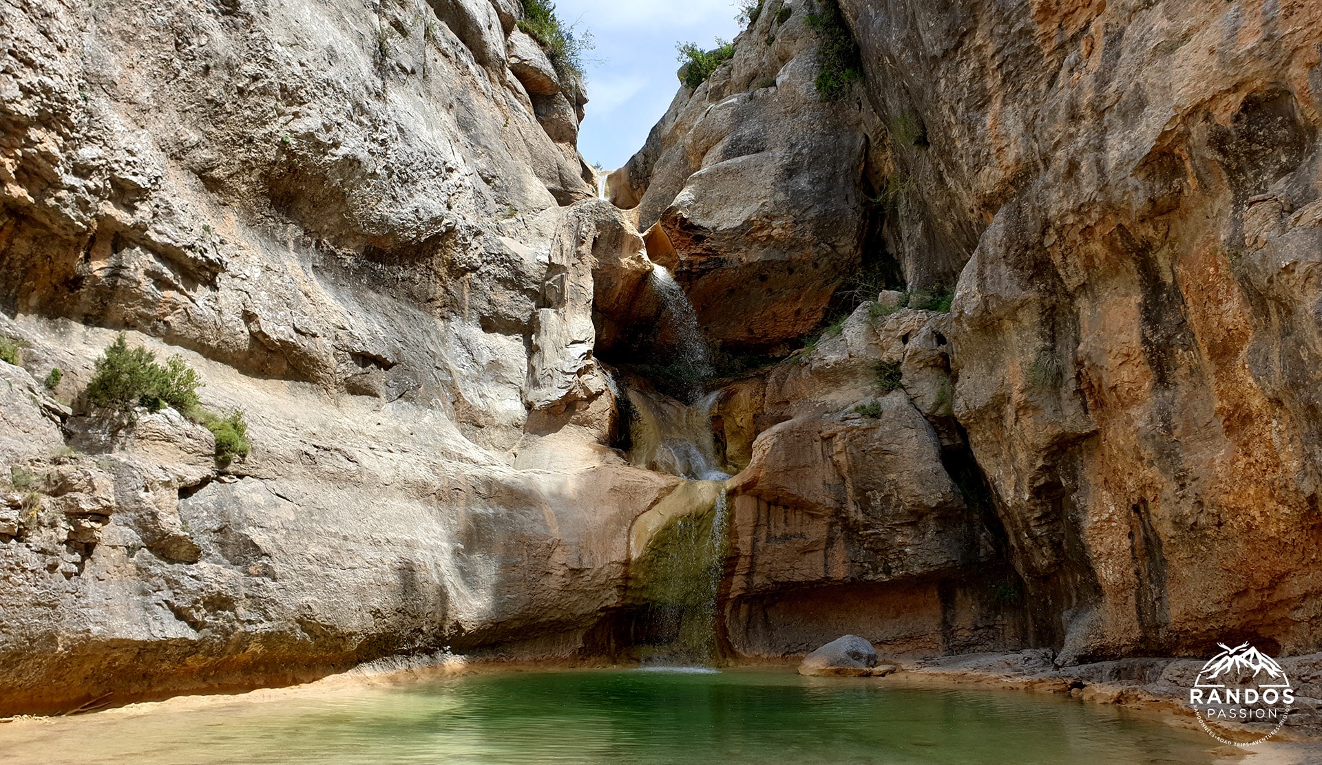 Le saltador de las Lañas - Sierra de Guara - Canyon du Mascún