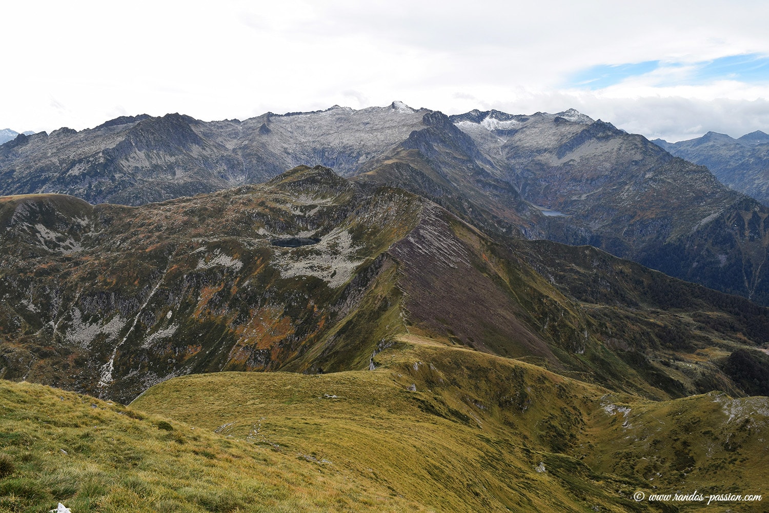 La crête Sud du Mont Ceint - Ariège