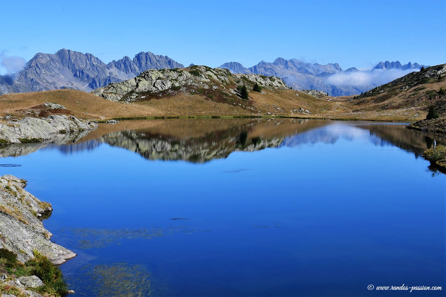 Le lac Besson à l'Alpe d'Huez