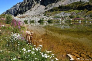 Le lac Lamant à l'Alpe d'Huez