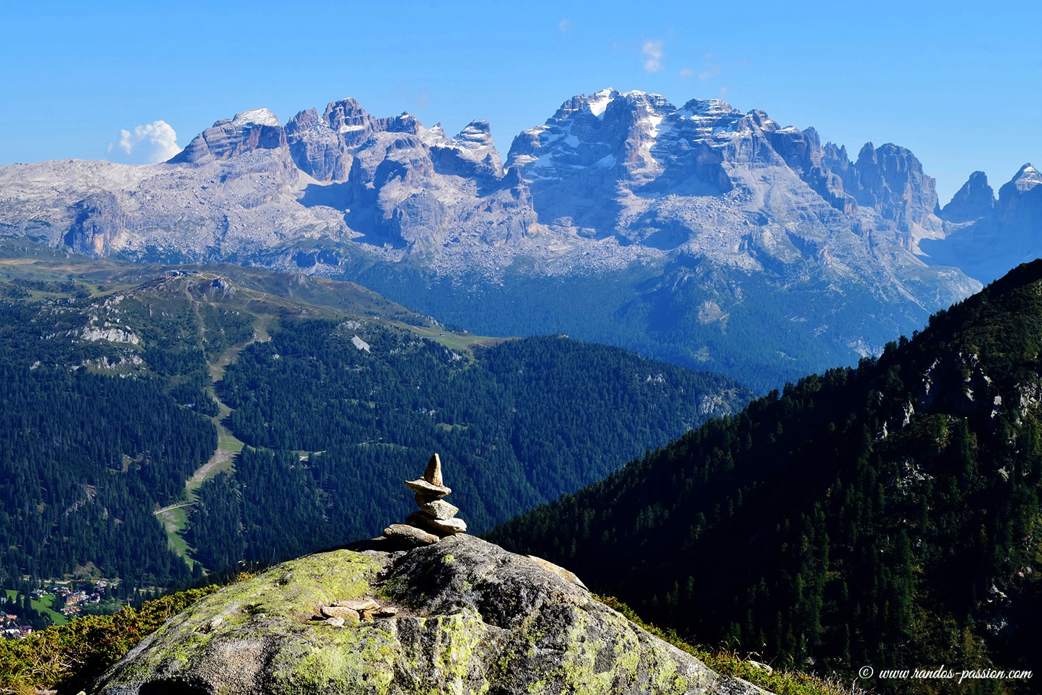 Vue sur la Cima Brenta - Dolomiti di Brenta