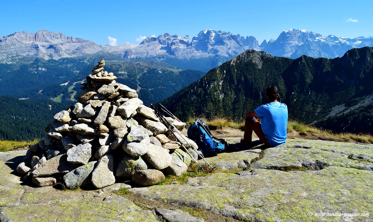 Vue sur la Cima Brenta - Dolomiti di Brenta