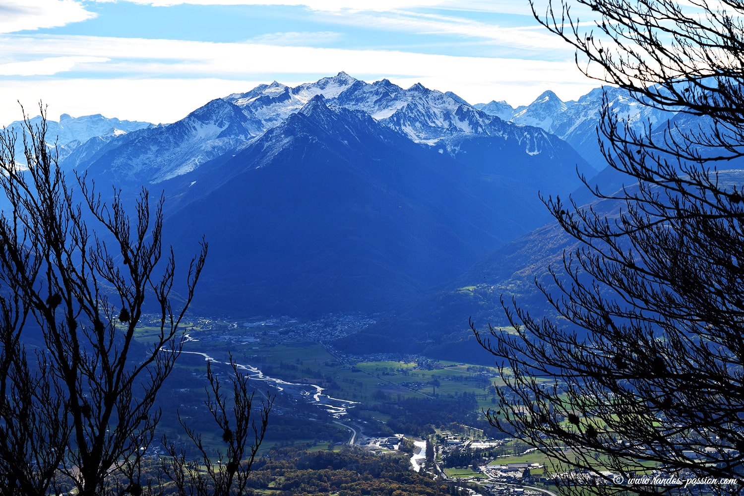 Panorama depuis le sommet du Pibeste