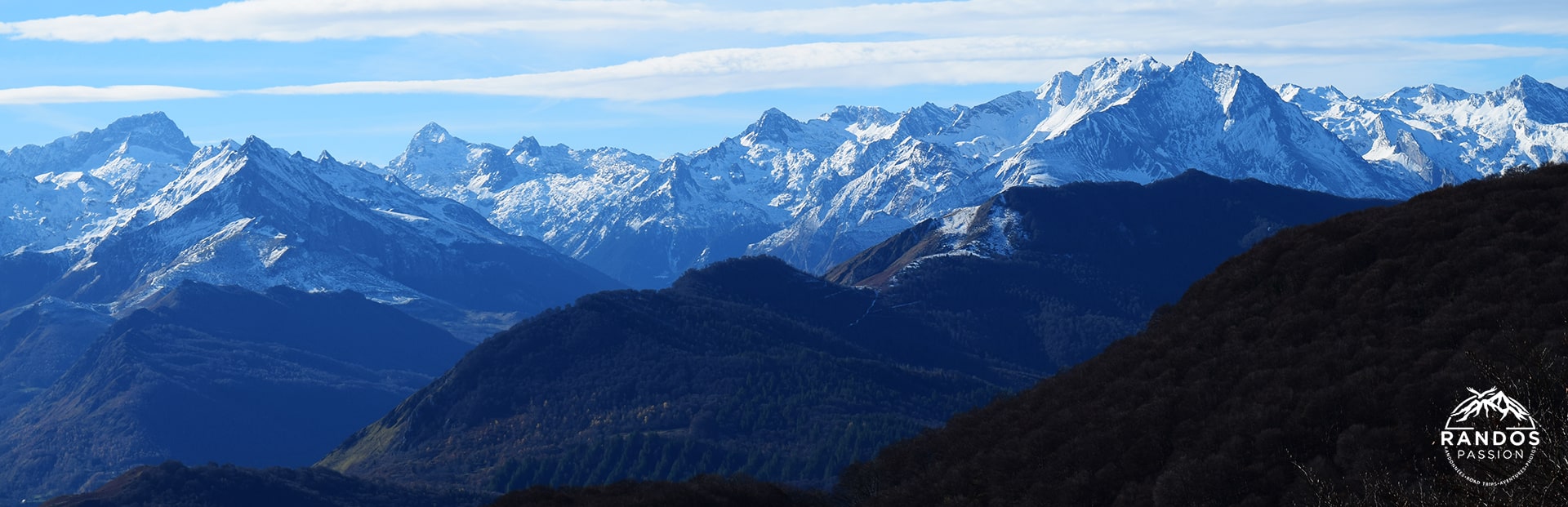 Panorama depuis le sommet du Pibeste