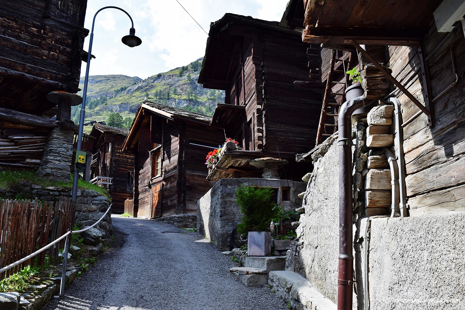 Rue pittoresque de Zermatt