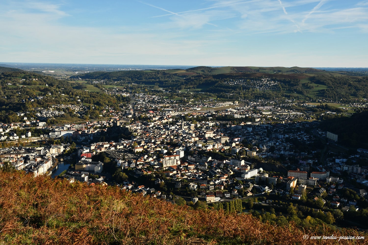Panorama sur Lourdes depuis le Béout