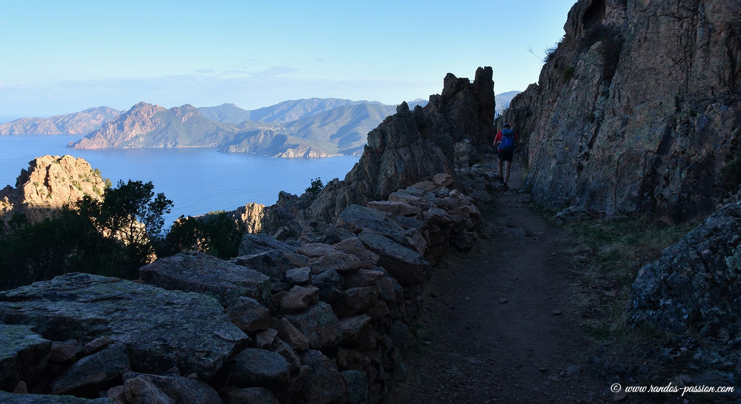 Le sentier des muletiers Calanques de Piana - Corse