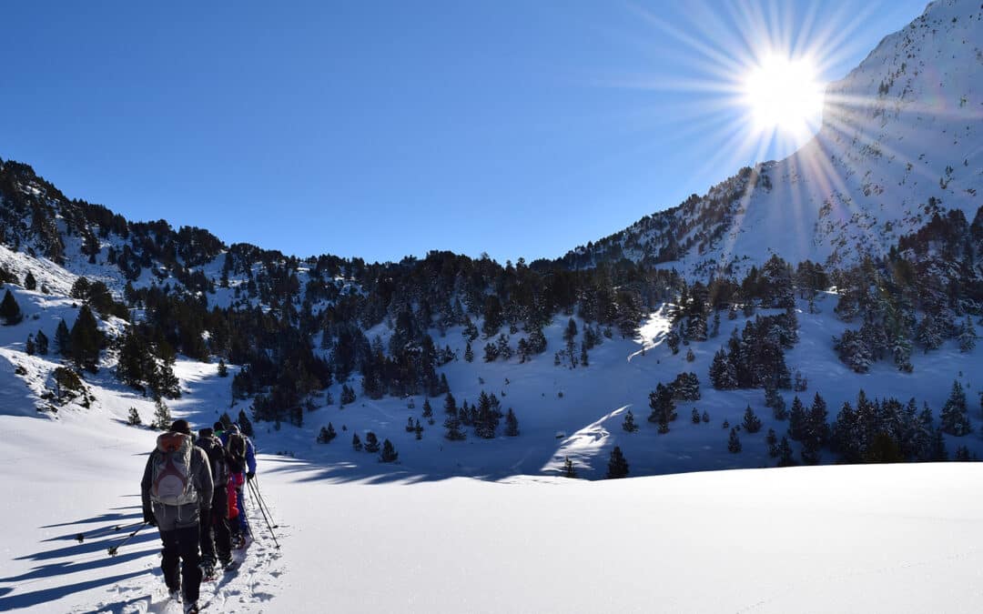 Les étangs de Baciber en raquettes – Val d’Aran