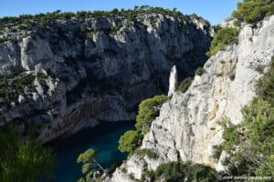 La calanque d'En-Vau, le doigt de dieu
