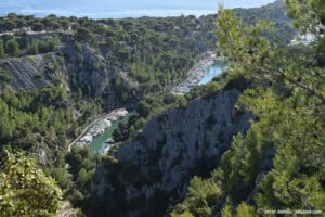 Arrivée à la calanque de Port-Miou