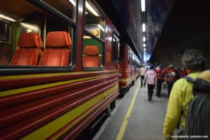 Arrivée à la Gare de Jungfraujoch