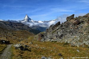 Le Cervin vu depuis Fluhalp