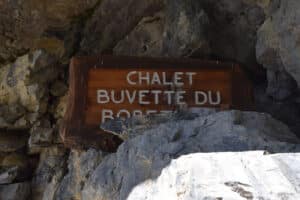 Le sentier du chalet de Boret