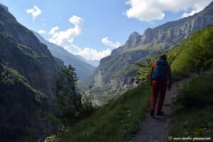 Le sentier du chalet de Boret