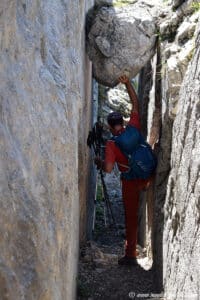 Passage des diaclases