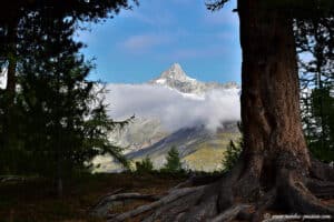 Sur le sentier de Riffelalp à Grunsee