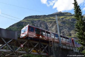 Le train à crémaillère du Gornergrat