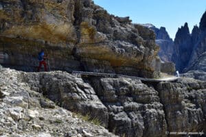 Le sentier du refuge de Pian di Cengia