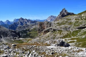 Vue de la Forcella de Pian di Cengia
