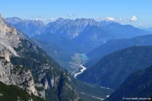 Vue sur le lac de Misurina