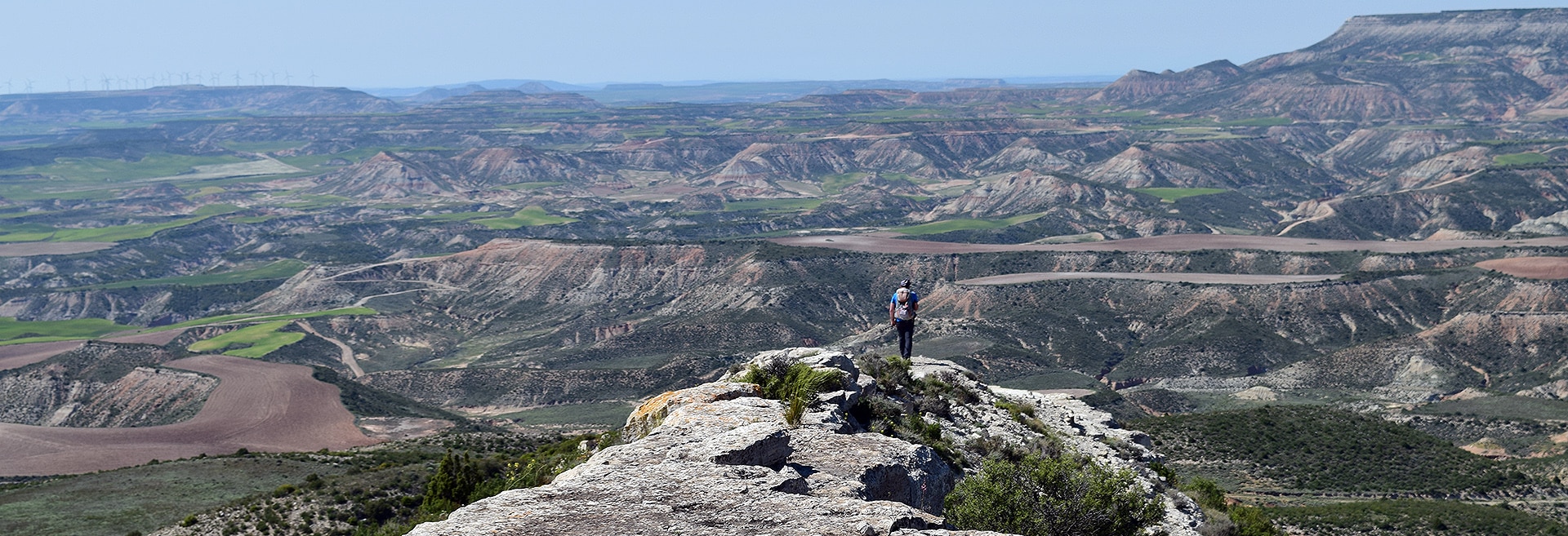 Au sommet de la Peña del Fraile - Bardenas