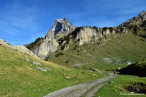 Le pic du Midi d'Ossau vu du plateau de Bious