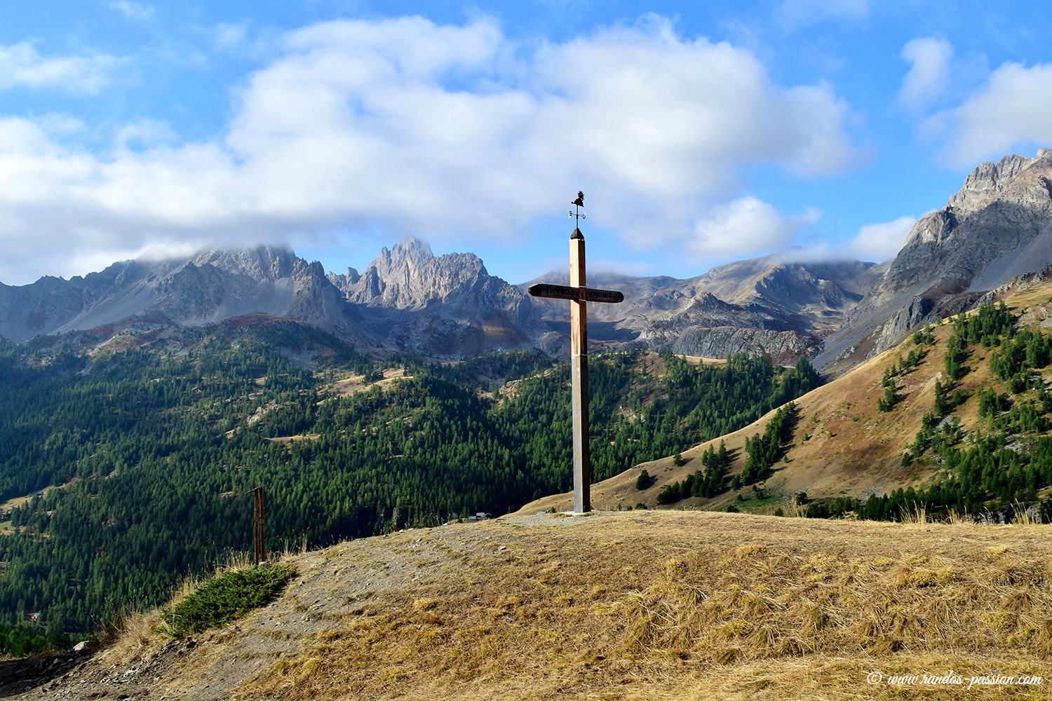 La croix de Ricou - Vallée de la Clarée
