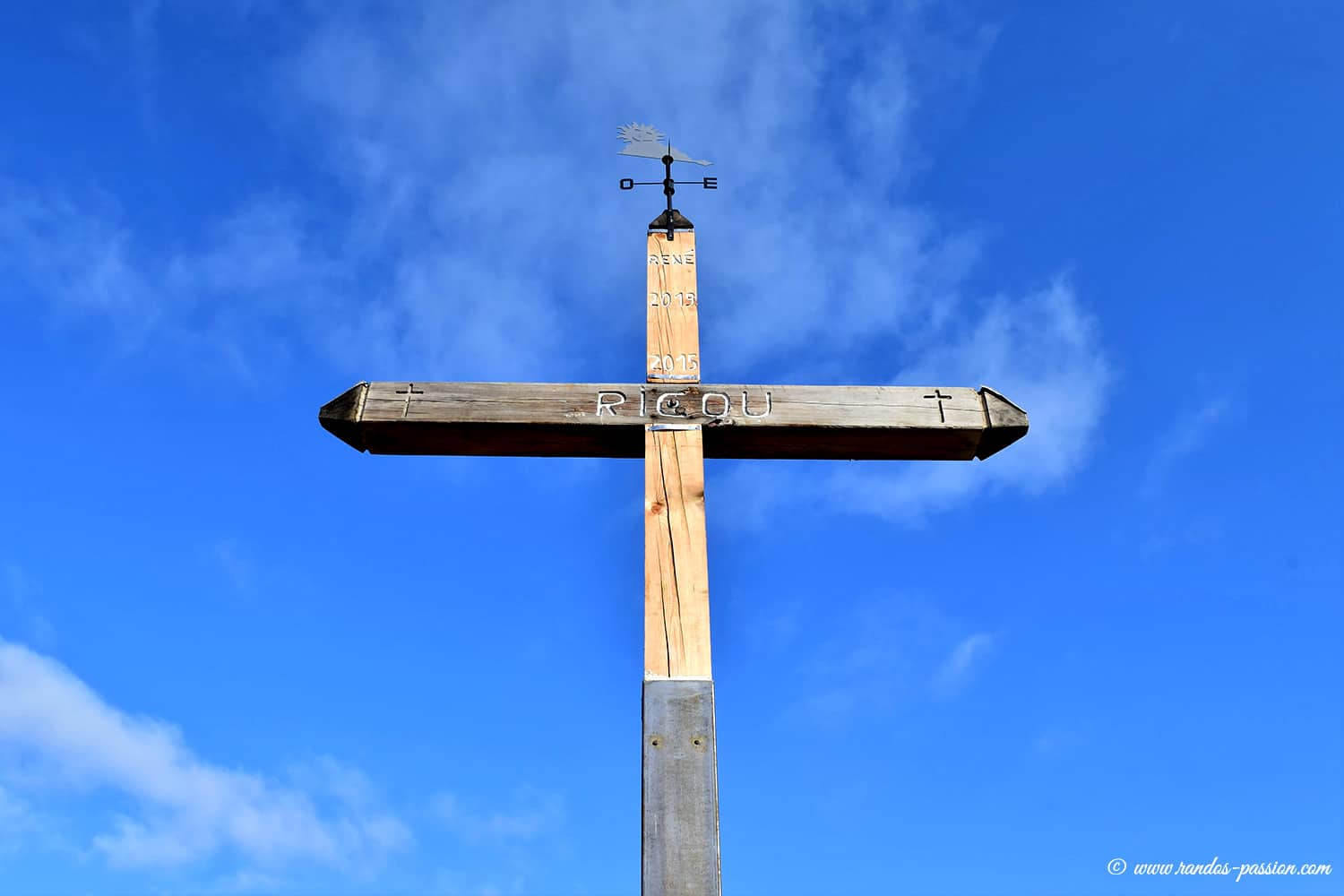 La croix de Ricou - Vallée de la Clarée
