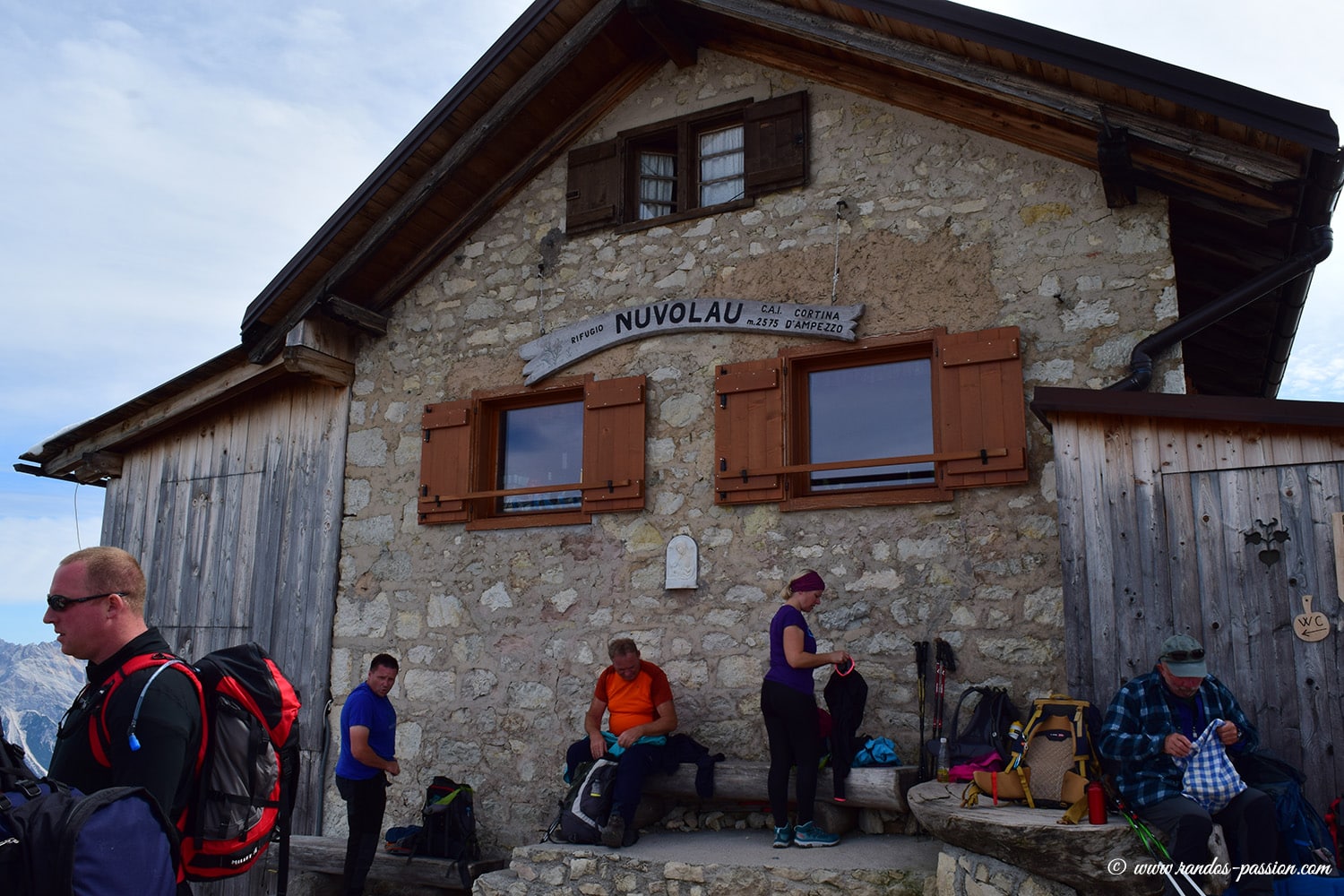 Le refuge Nuvolau - Dolomites