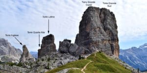 Panorama des Cinque Torri - Dolomites
