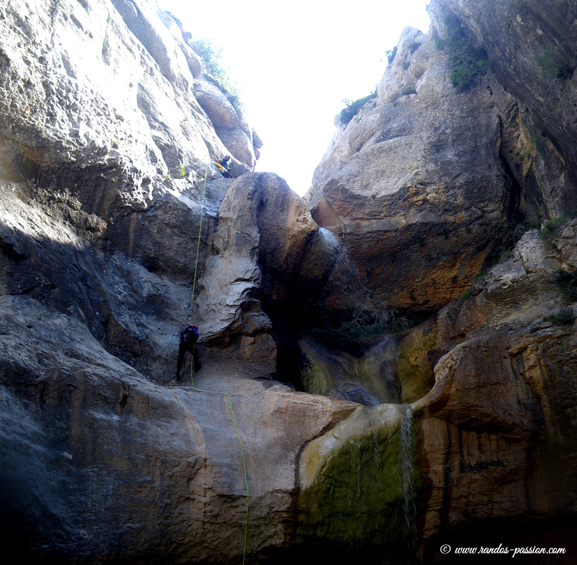 Le saltador de las Lañas - Sierra de Guara - Canyon du Mascún