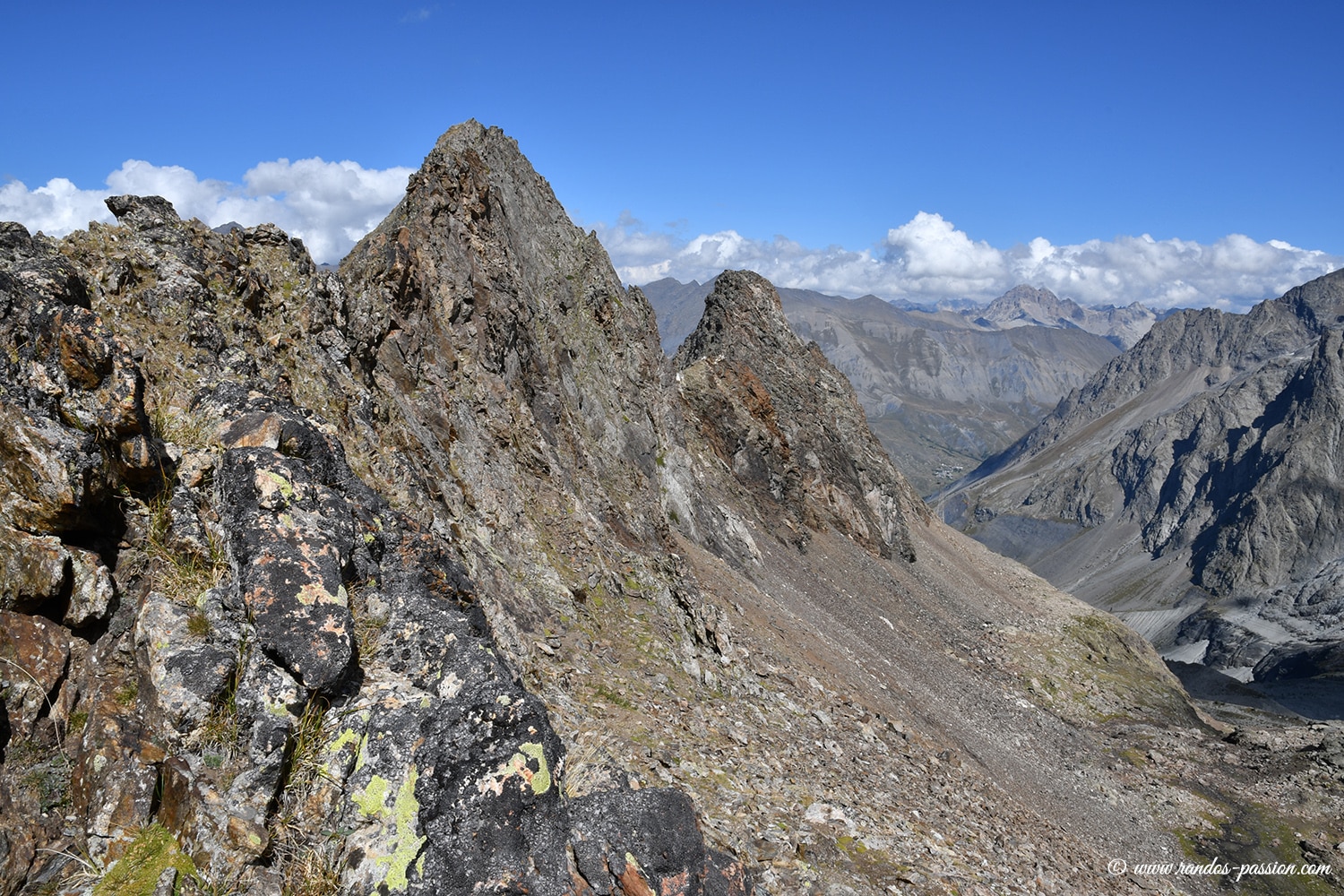 La brèche Pacave - massif de La Meije - Hautes-Alpes