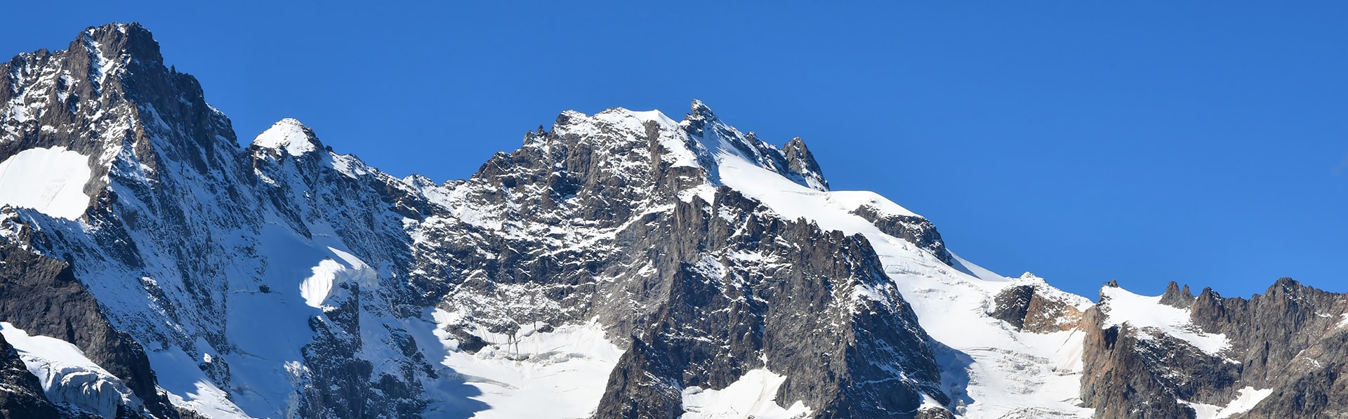 Vue du col de Laurichard - Hautes-Alpes- Massif des Ecrins