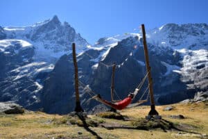 Détente au pied de la Meije