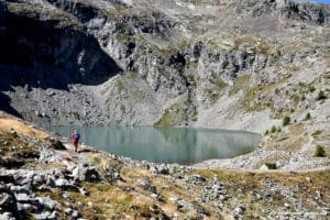 Le lac de Puy Vachier - Massif de la Meije - Hautes-Alpes