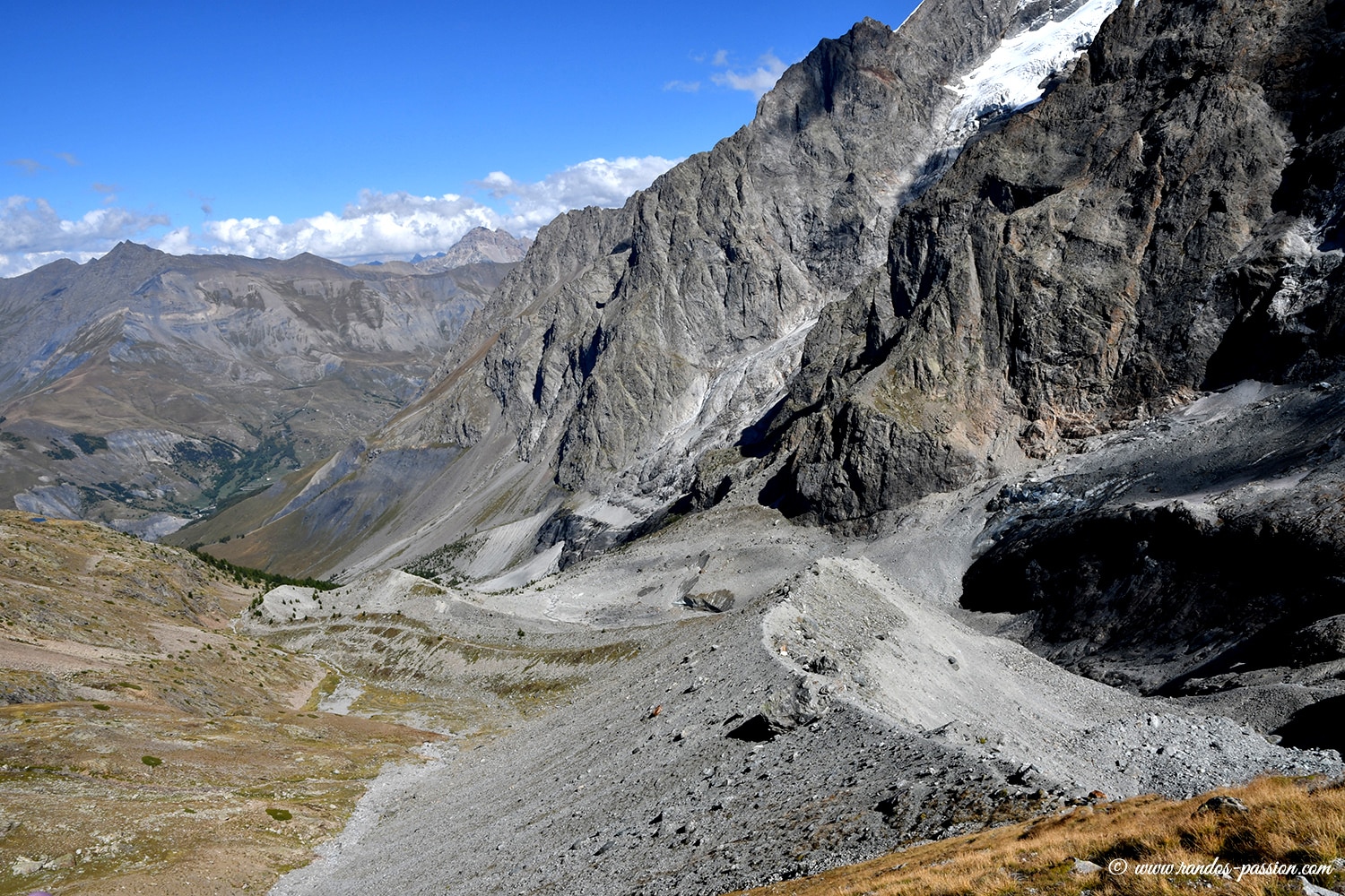 La moraine du Clos des Sables - Hautes-Alpes
