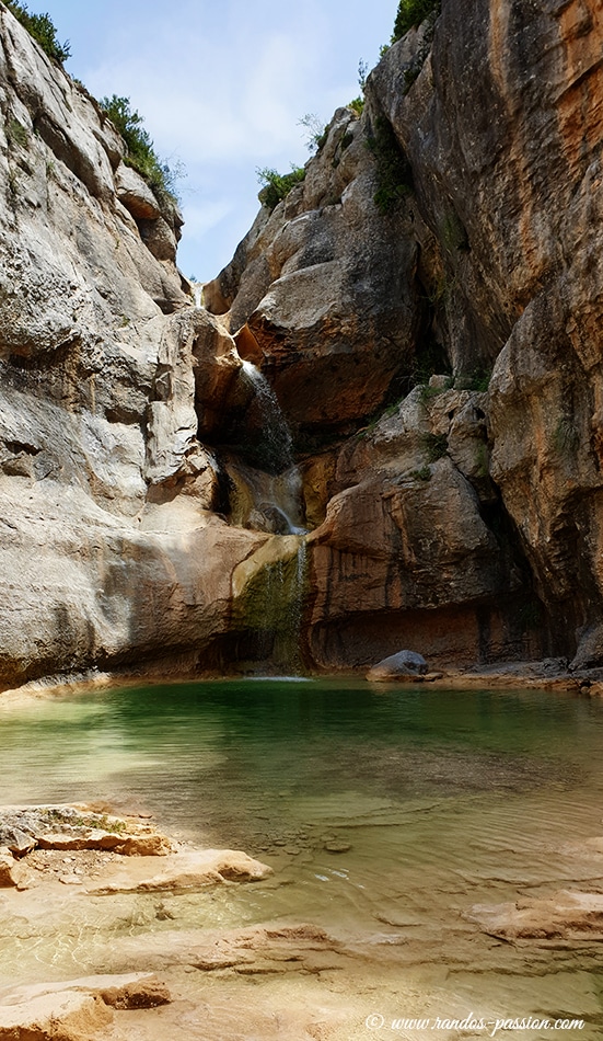 Saltador de las Lañas - Canyon du Mascún