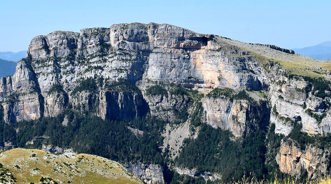 Les Sestrales depuis le col de Plana Canal