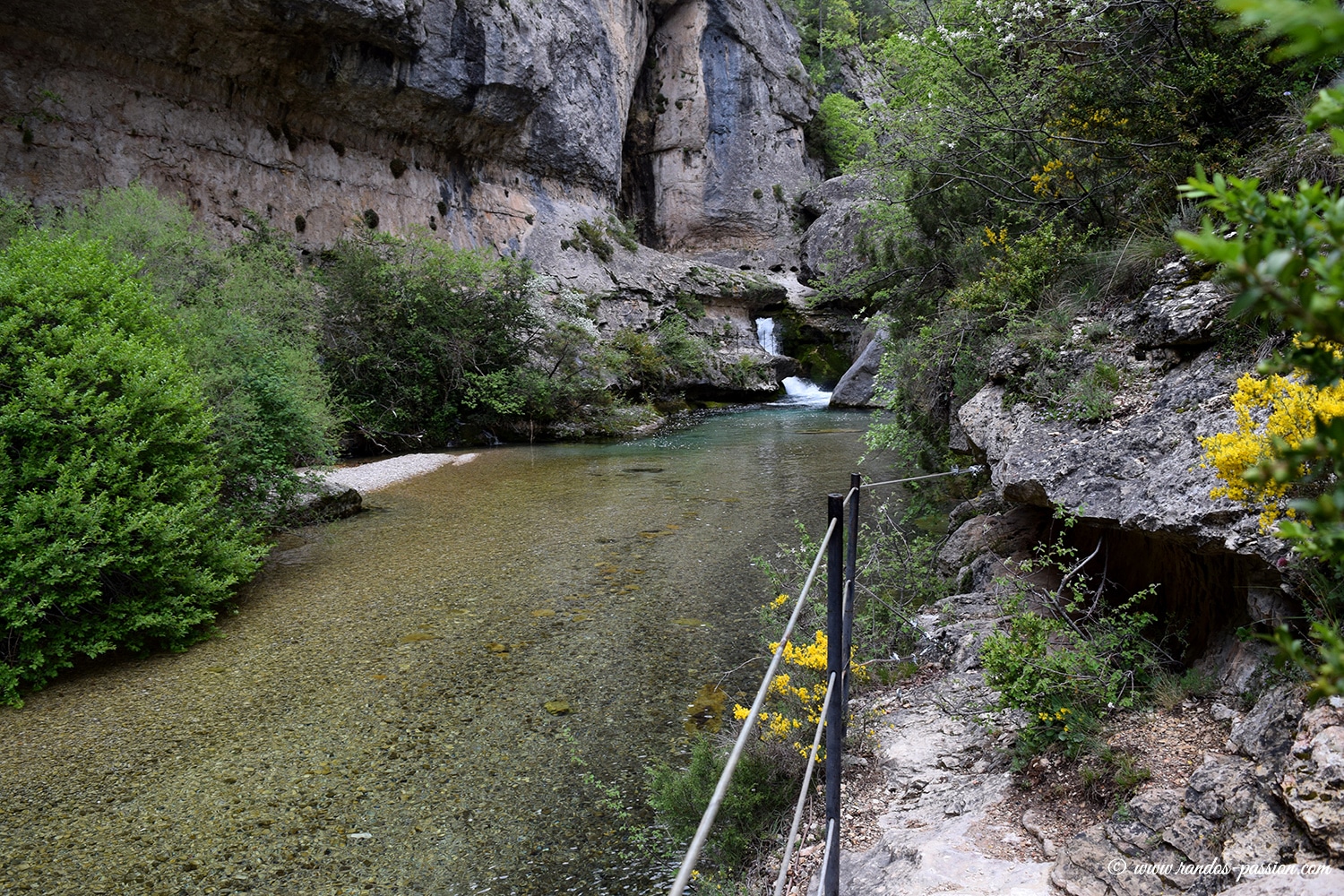 Randonnée au Nacimiento del rio Pitarque - Aragon