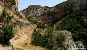 La vire du barranco Raisén