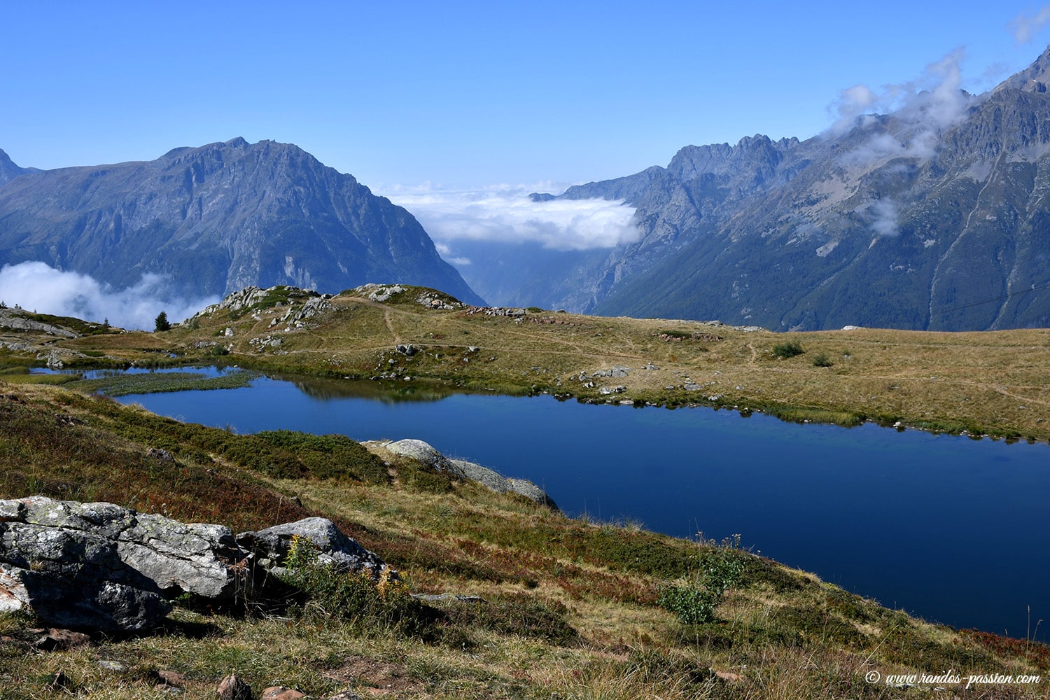 Le lac Carrelet à l'Alpe d'Huez