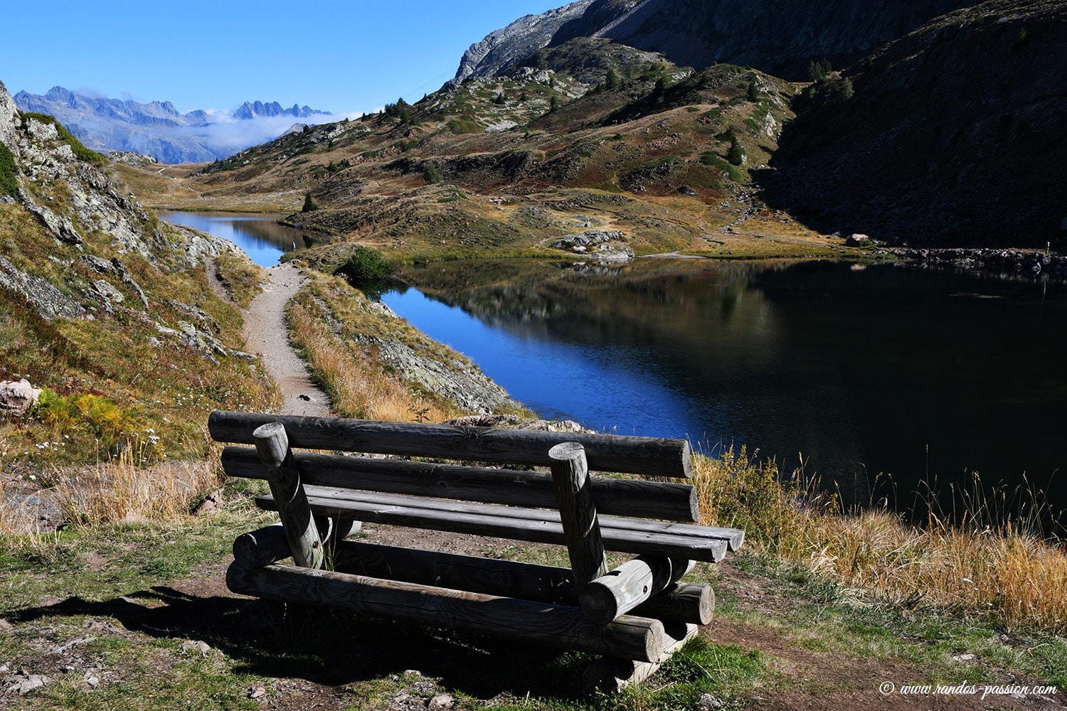 Le lac Besson à l'Alpe d'Huez