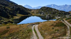 Le lac Faucille à l'Alpe d'Huez