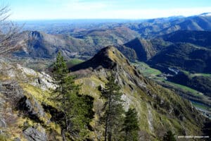 Pic d'Alian depuis le sommet du Pibeste