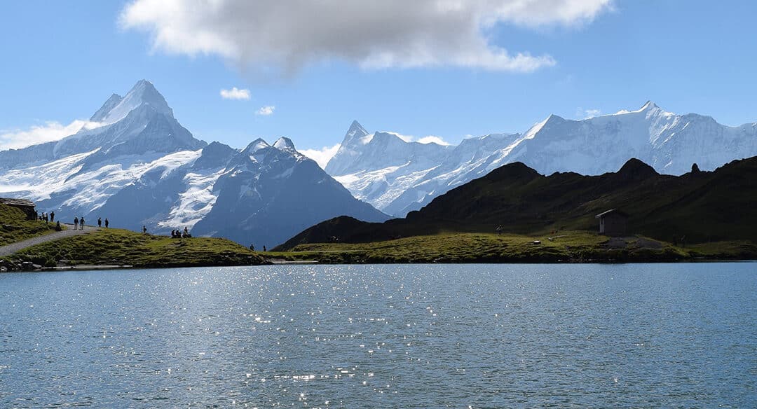 Le lac de Bachalp et le Faulhorn