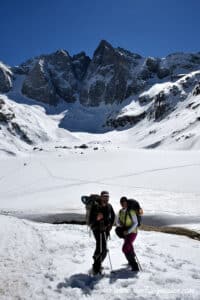 Randonnée au lac de Gaube et au refuge des Oulettes de Gaube en hiver