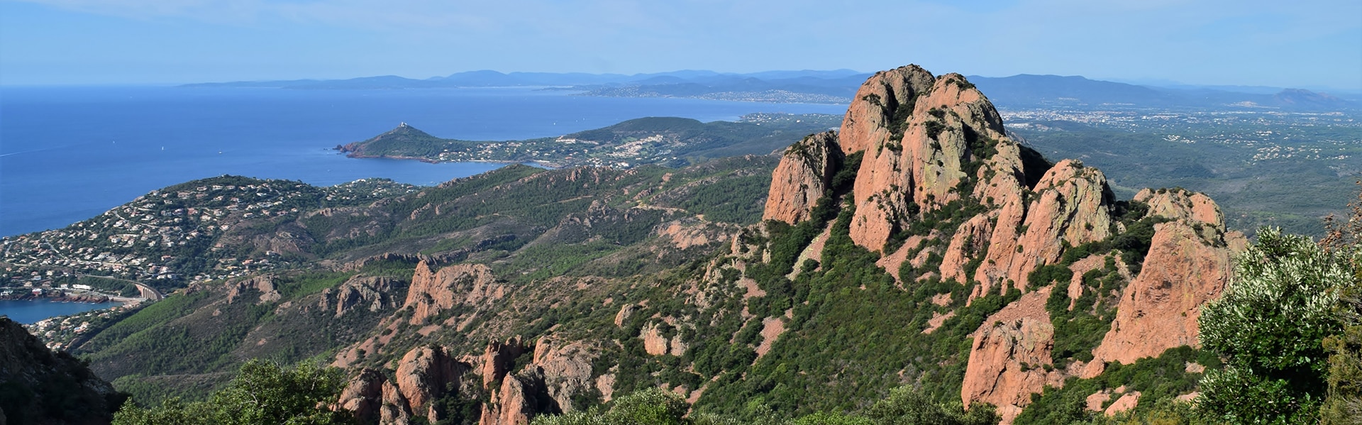 Sommet du cap Roux massif de l'Esterel