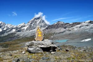 Le Cervin depuis la station de Breuil-Cervinia